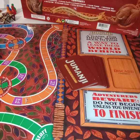 Jumanji Game 100% Complete Classic Adventure Board Family Game - Picture 4 of 13